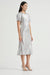CRUSH BIAS TEE MIDI DRESS | SILVER - THIRD FORM