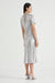 CRUSH BIAS TEE MIDI DRESS | SILVER - THIRD FORM