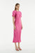 THIRD FORM CRUSH BIAS TEE MIDI DRESS | WATERMELON