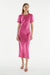 THIRD FORM CRUSH BIAS TEE MIDI DRESS | WATERMELON