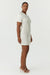 CRUSH BIAS TEE MINI DRESS | CREAM - THIRD FORM