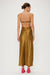 THIRD FORM CRUSH BIAS TRI MIDI DRESS | BRONZE