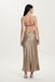 THIRD FORM CRUSH BIAS TRI MIDI DRESS | DRIFTWOOD