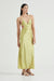 THIRD FORM CRUSH BIAS TRI MIDI DRESS | KIWI