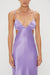 THIRD FORM CRUSH BIAS TRI MIDI DRESS | VIOLET