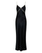 CRUSH CONTRAST BIND CAMI DRESS | BLACK & CREAM - THIRD FORM