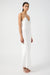 CRUSH CONTRAST BIND CAMI DRESS | WHITE & CREAM - THIRD FORM