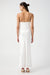 CRUSH CONTRAST BIND CAMI DRESS | WHITE & CREAM - THIRD FORM