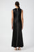 CRUSH CONTRAST BIND MAXI TANK DRESS | BLACK & CREAM - THIRD FORM