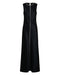 CRUSH CONTRAST BIND MAXI TANK DRESS | BLACK & CREAM - THIRD FORM