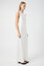 CRUSH CONTRAST BIND MAXI TANK DRESS | WHITE & CREAM - THIRD FORM