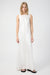 CRUSH CONTRAST BIND MAXI TANK DRESS | WHITE & CREAM - THIRD FORM