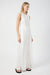 CRUSH CONTRAST BIND MAXI TANK DRESS | WHITE & CREAM - THIRD FORM