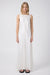 CRUSH CONTRAST BIND MAXI TANK DRESS | WHITE & CREAM - THIRD FORM