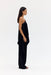 CRUSH ONE SHOULDER CAPE | BLACK - THIRD FORM