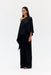 CRUSH ONE SHOULDER CAPE | BLACK - THIRD FORM