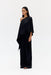 THIRD FORM CRUSH ONE SHOULDER CAPE | BLACK