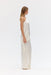 CRUSH ONE SHOULDER CAPE | CREAM - THIRD FORM