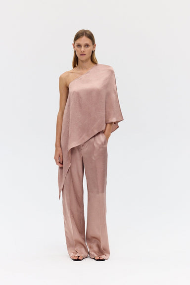 CRUSH ONE SHOULDER CAPE | DUST - THIRD FORM
