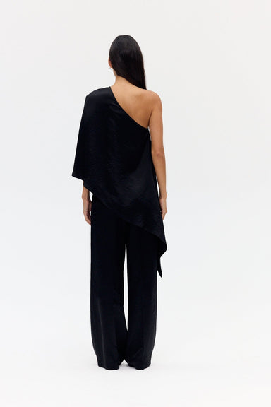 CRUSH TAILORED TROUSER | BLACK - THIRD FORM