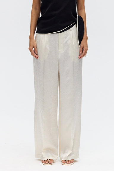 CRUSH TAILORED TROUSER | CREAM - THIRD FORM