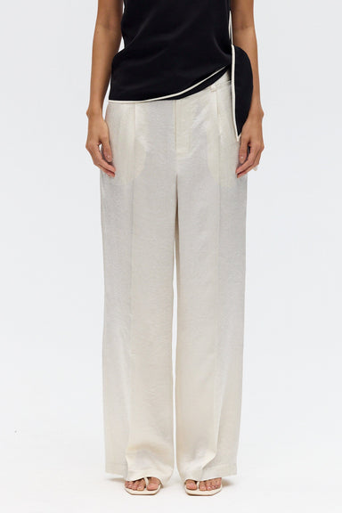 THIRD FORM CRUSH TAILORED TROUSER | CREAM