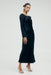 CRUSH TIE BACK MAXI | BLACK - THIRD FORM