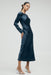 CRUSH TIE BACK MAXI | GUN METAL - THIRD FORM