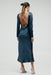 CRUSH TIE BACK MAXI | GUN METAL - THIRD FORM