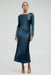 CRUSH TIE BACK MAXI | GUN METAL - THIRD FORM