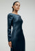 CRUSH TIE BACK MAXI | GUN METAL - THIRD FORM