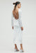 CRUSH TIE BACK MAXI | OFF WHITE - THIRD FORM