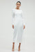 CRUSH TIE BACK MAXI | OFF WHITE - THIRD FORM