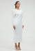 CRUSH TIE BACK MAXI | OFF WHITE - THIRD FORM