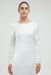 CRUSH TIE BACK MAXI | OFF WHITE - THIRD FORM
