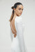 CRUSH TIE BACK MAXI | OFF WHITE - THIRD FORM