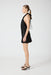 CRUSH WRAP NECK MINI | BLACK - THIRD FORM