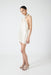 CRUSH WRAP NECK MINI | CREAM - THIRD FORM