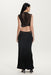THIRD FORM CRYSTAL CLEAR MAXI SKIRT | BLACK