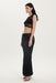 THIRD FORM CRYSTAL CLEAR MAXI SKIRT | BLACK