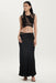 THIRD FORM CRYSTAL CLEAR MAXI SKIRT | BLACK