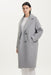 THIRD FORM DOUBLE BREASTED COAT | GREY MARLE