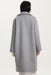 THIRD FORM DOUBLE BREASTED COAT | GREY MARLE