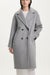 THIRD FORM DOUBLE BREASTED COAT | GREY MARLE