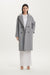 THIRD FORM DOUBLE BREASTED COAT | GREY MARLE