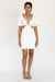 THIRD FORM DOUBLE CROSSED TEE DRESS | OFF WHITE