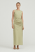 DRAWN DEEP TANK MAXI DRESS | SAGE - THIRD FORM