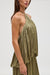 THIRD FORM DREAMT HALTER MAXI DRESS | DUSTY SAGE