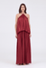 THIRD FORM Dreamt Halter Maxi Dress | Wine