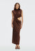 THIRD FORM Drift Drape Jersey Dress | Espresso